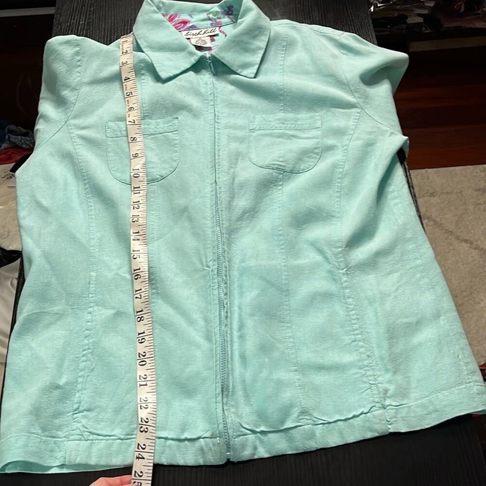 Birch Hill Coastal/Beachy Linen Blend Jacket - Picture 9 of 10